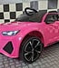 Accu kinderauto Audi RS6 12 volt roze
