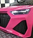 Accu kinderauto Audi RS6 12 volt roze