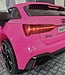Accu kinderauto Audi RS6 12 volt roze