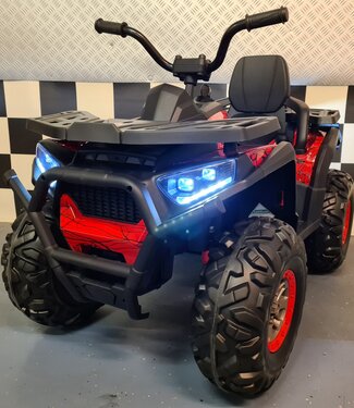 Kinderquad op accu Spider 12 volt rood