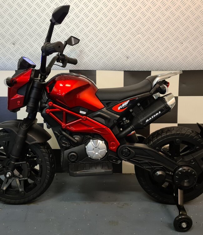 Accu-kindermotor Grom Superbike 12 volt metallic rood