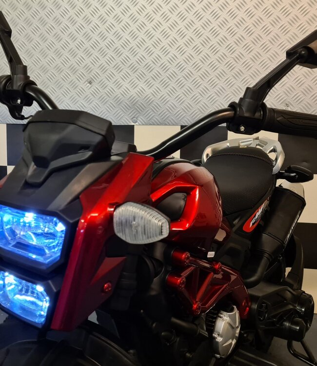 Accu-kindermotor Grom Superbike 12 volt metallic rood