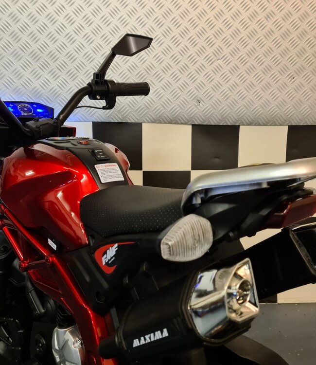Accu-kindermotor Grom Superbike 12 volt metallic rood