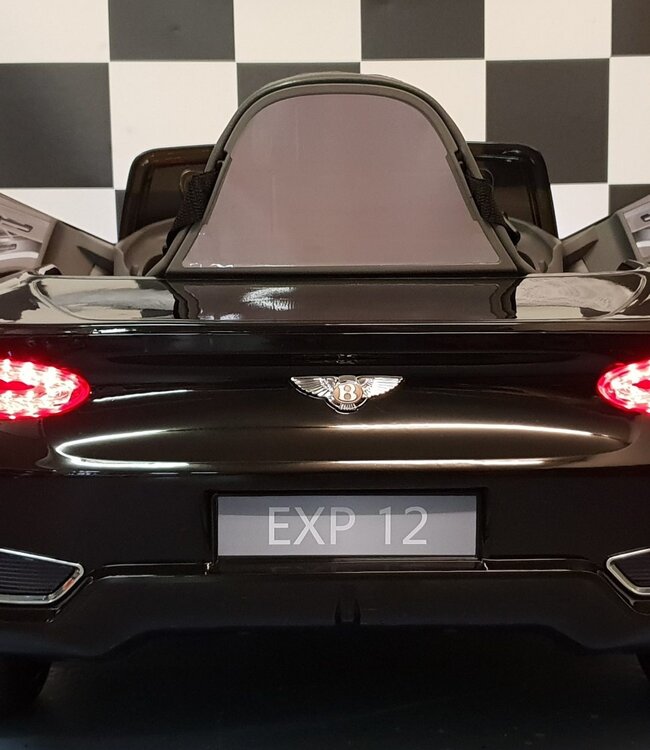 Bentley kinderauto EXP 12 volt zwart