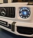 Mercedes G63 kinderauto 12V wit met zachte start voor 1 persoon