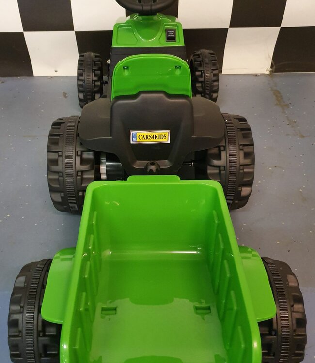 Elektrische kindertractor 6 volt groen