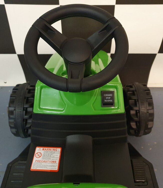 Elektrische kindertractor 6 volt groen