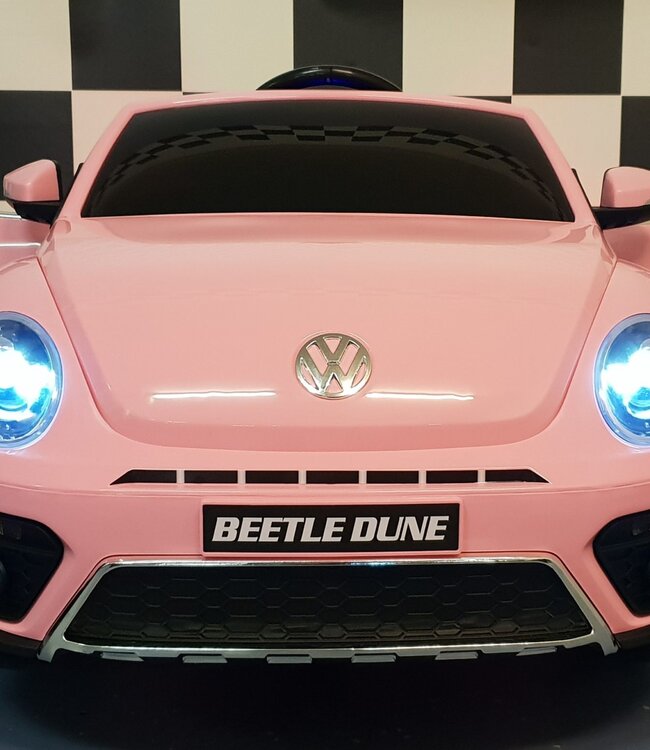 VW Kever elektrische kinderauto 12 volt roze