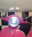 Vespa GTS kinderscooter roze 12 volt met windscherm