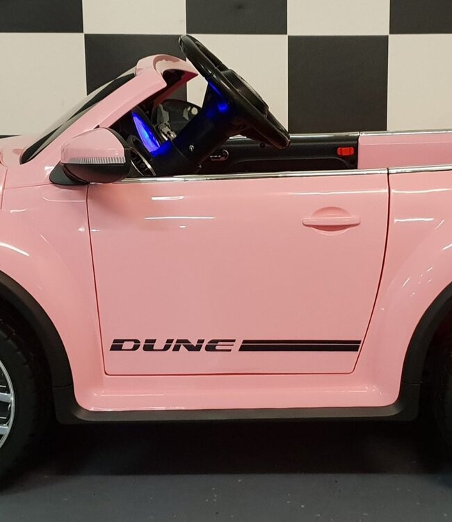 VW Kever elektrische kinderauto 12 volt roze
