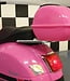 Vespa GTS kinderscooter roze 12 volt met windscherm