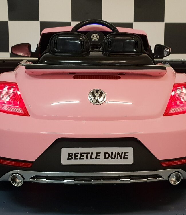 VW Kever elektrische kinderauto 12 volt roze