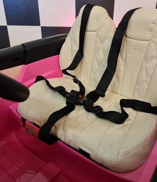 Elektrische kinderauto Mercedes-Maybach S650 roze 12 volt