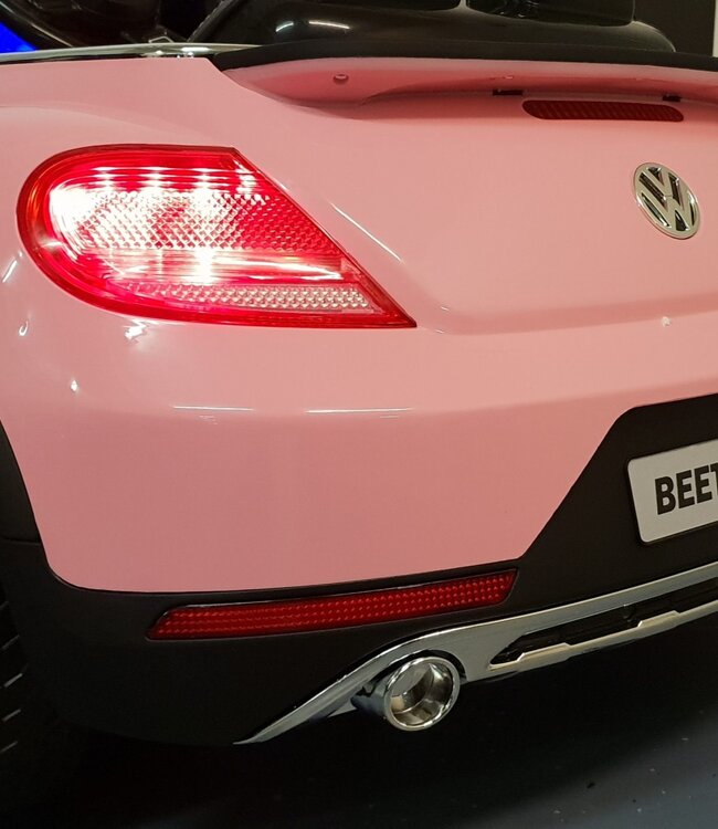 VW Kever elektrische kinderauto 12 volt roze