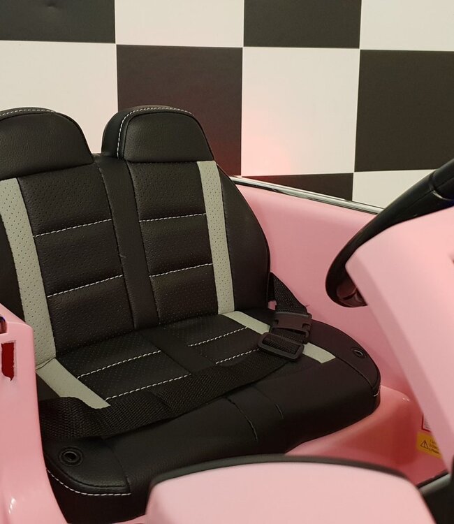 VW Kever elektrische kinderauto 12 volt roze