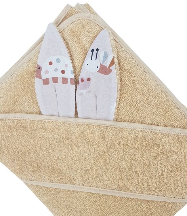 BIJEN/BEIGE katoenen badjas