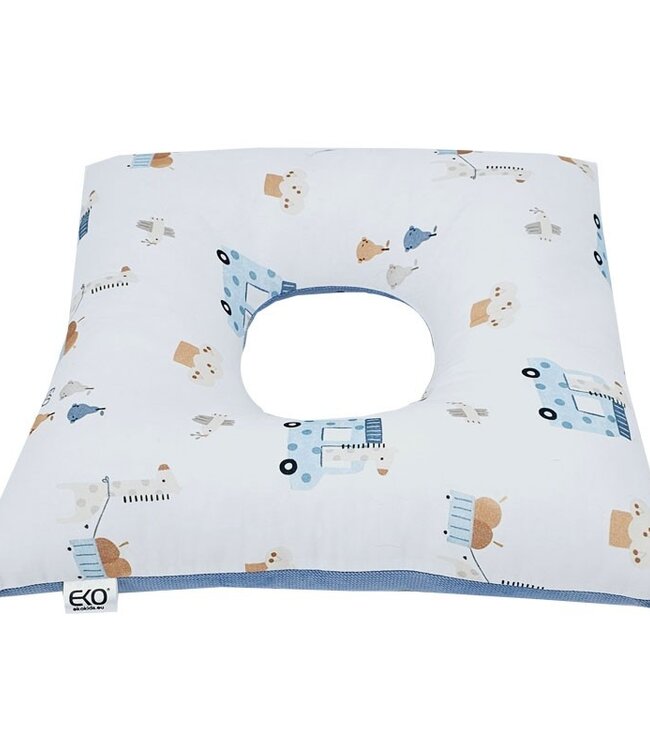 Postpartumkussen GIRAFFE/BLAUW