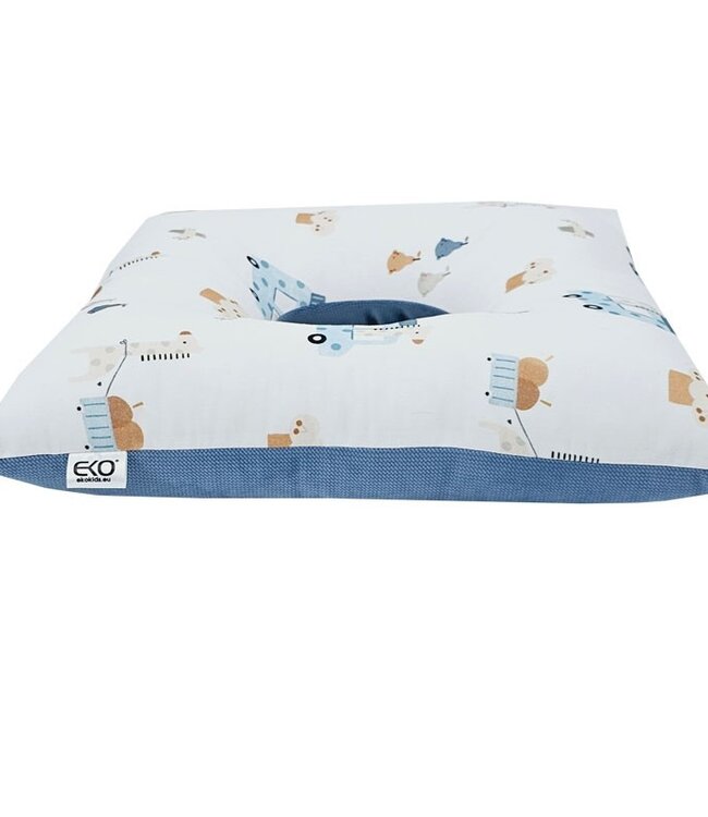 Postpartumkussen GIRAFFE/BLAUW