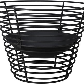 Soeji Feuerkorb - Ø 53 × 40 cm - Schwarz