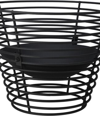 Vuurkorf - Ø 53 x 40 cm - Zwart