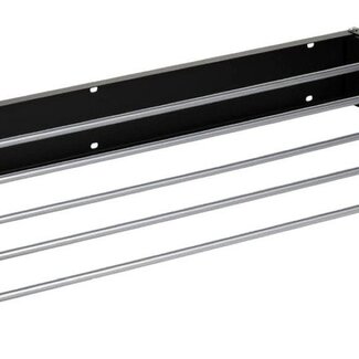 Ceruzo Wanddroogrek - 80 x 40 cm - Inklapbaar - Zwart