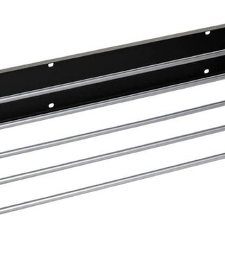 Ceruzo Wanddroogrek - 80 x 40 cm - Inklapbaar - Zwart