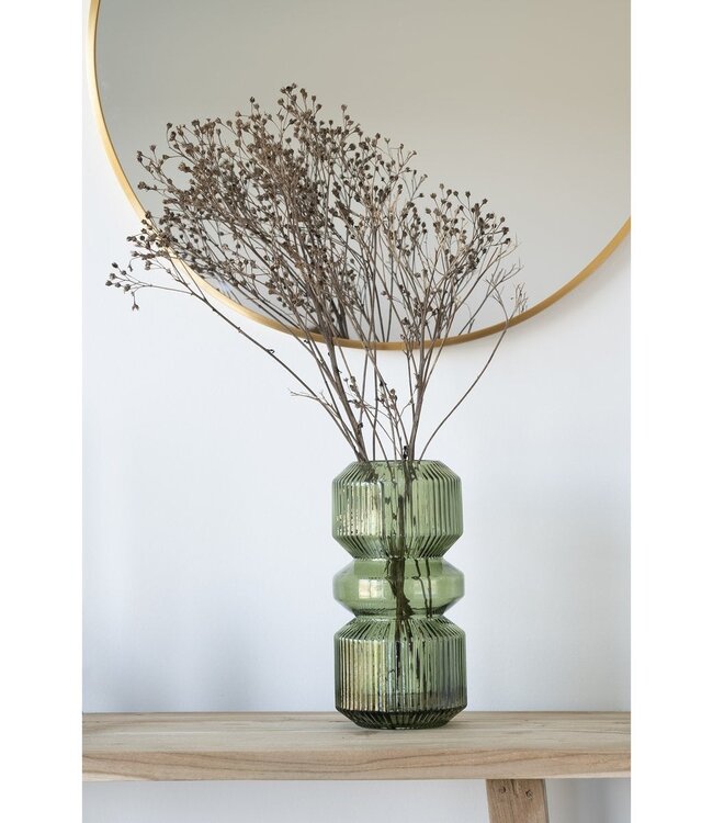 Madrid Spiegel - Aluminium, Glas, Messing - Ø60 cm