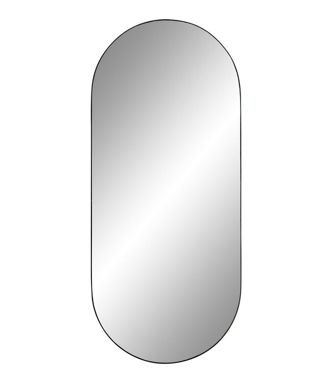 Jersey Spiegel - Messing Look, Staal, 35x80x0,5 cm