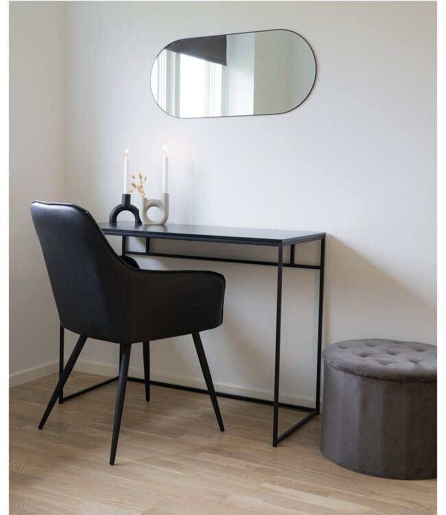 Jersey Spiegel - Messing Look, Staal, 35x80x0,5 cm