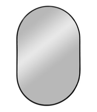 House Nordic Aps Madrid Spiegel - Zwart, Aluminium/Glas, 50x80 cm