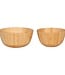 Chefalu Bowl - Kom, bamboe, naturel, set van 2