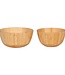 Chefalu Bowl - Kom, bamboe, naturel, set van 2