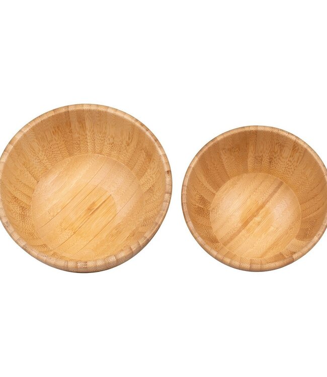 Chefalu Bowl - Kom, bamboe, naturel, set van 2
