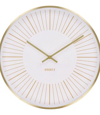 House Nordic Aps Takamaka Wall Clock - Goud, aluminium/glas, Ø40 cm