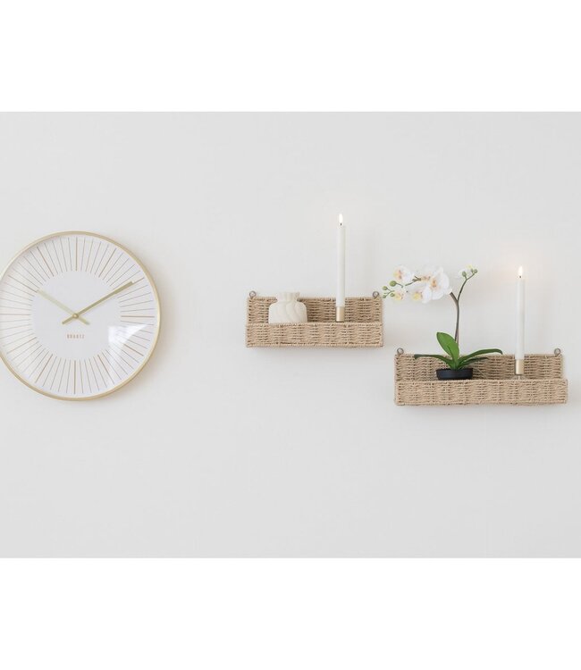 Takamaka Wall Clock - Goud, aluminium/glas, Ø40 cm