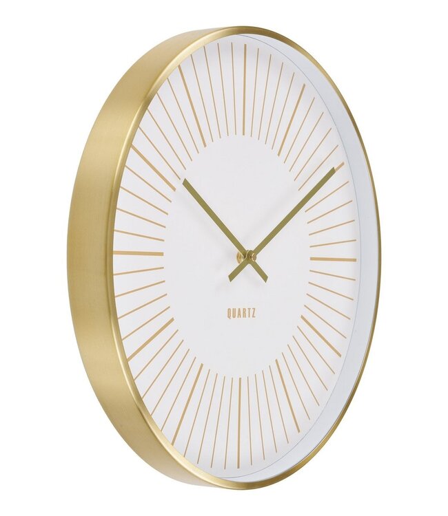 Takamaka Wall Clock - Goud, aluminium/glas, Ø40 cm