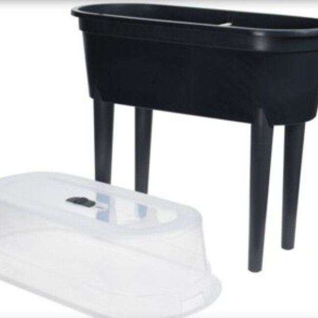 Mitwachsender Tisch auf Beinen - 77 × 38 × 84 cm