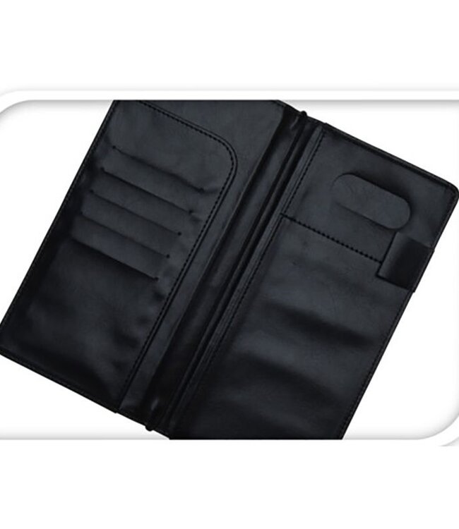 Paspoorthouder - leder look - 10x21cm
