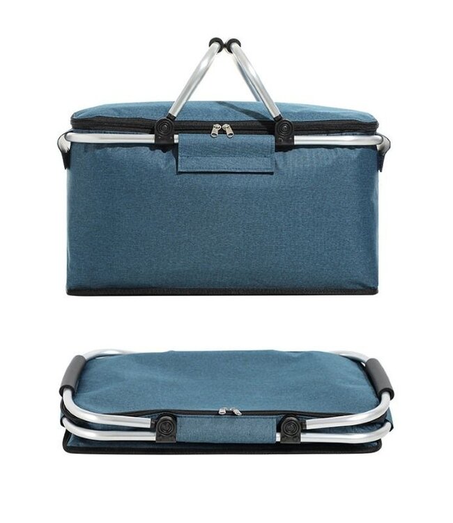 Koelmand Blauw - Picknickmand