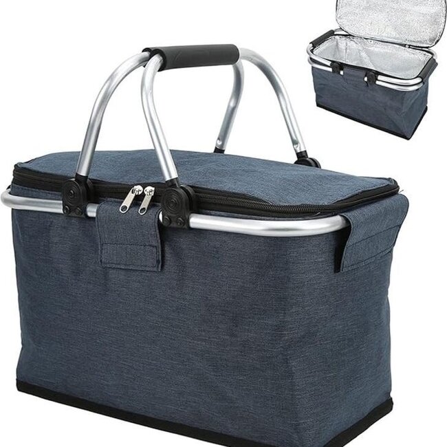 Koelmand Blauw - Picknickmand