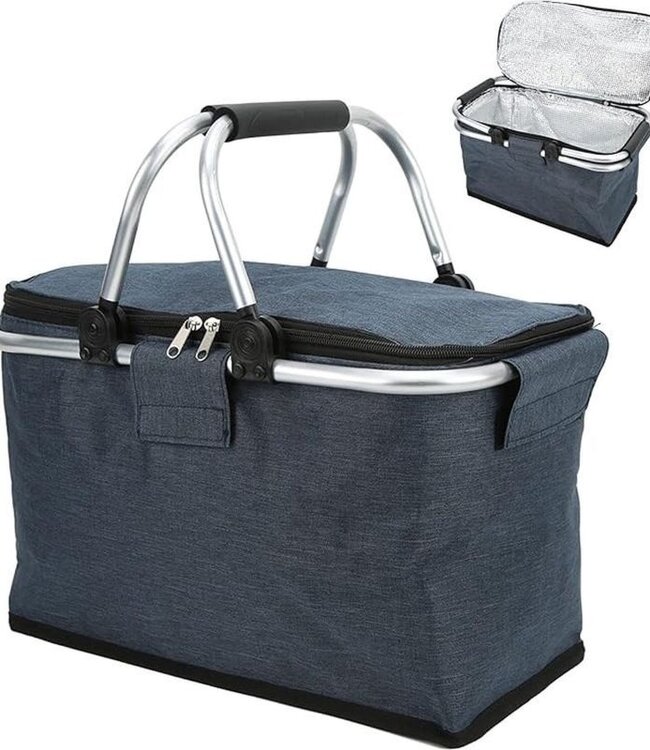Koelmand Blauw - Picknickmand