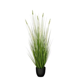 Mica Decorations Artificial Eremurus Plant - White - H110 cm