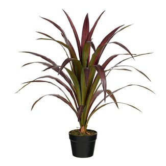 Mica Decorations Artificial Banana Tree - Red - H85 cm