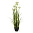 Mica Decorations Künstliches Ziergras - Weiß - H120 cm