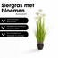 Kunstplant Siergras Wit
