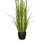 Mica Decorations Künstliches Ziergras - Weiß - H120 cm