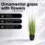 Kunstplant Siergras Wit