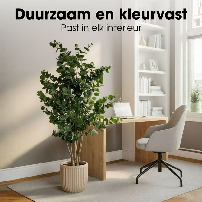 Mica Decorations Artificial Eucalyptus Tree - Green - H140 cm