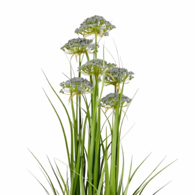 Mica Decorations Künstliches Ziergras - Lila - H90 cm