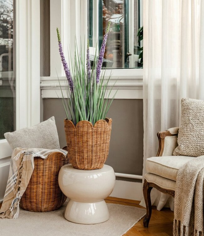 Kunstplant Siergras Paars